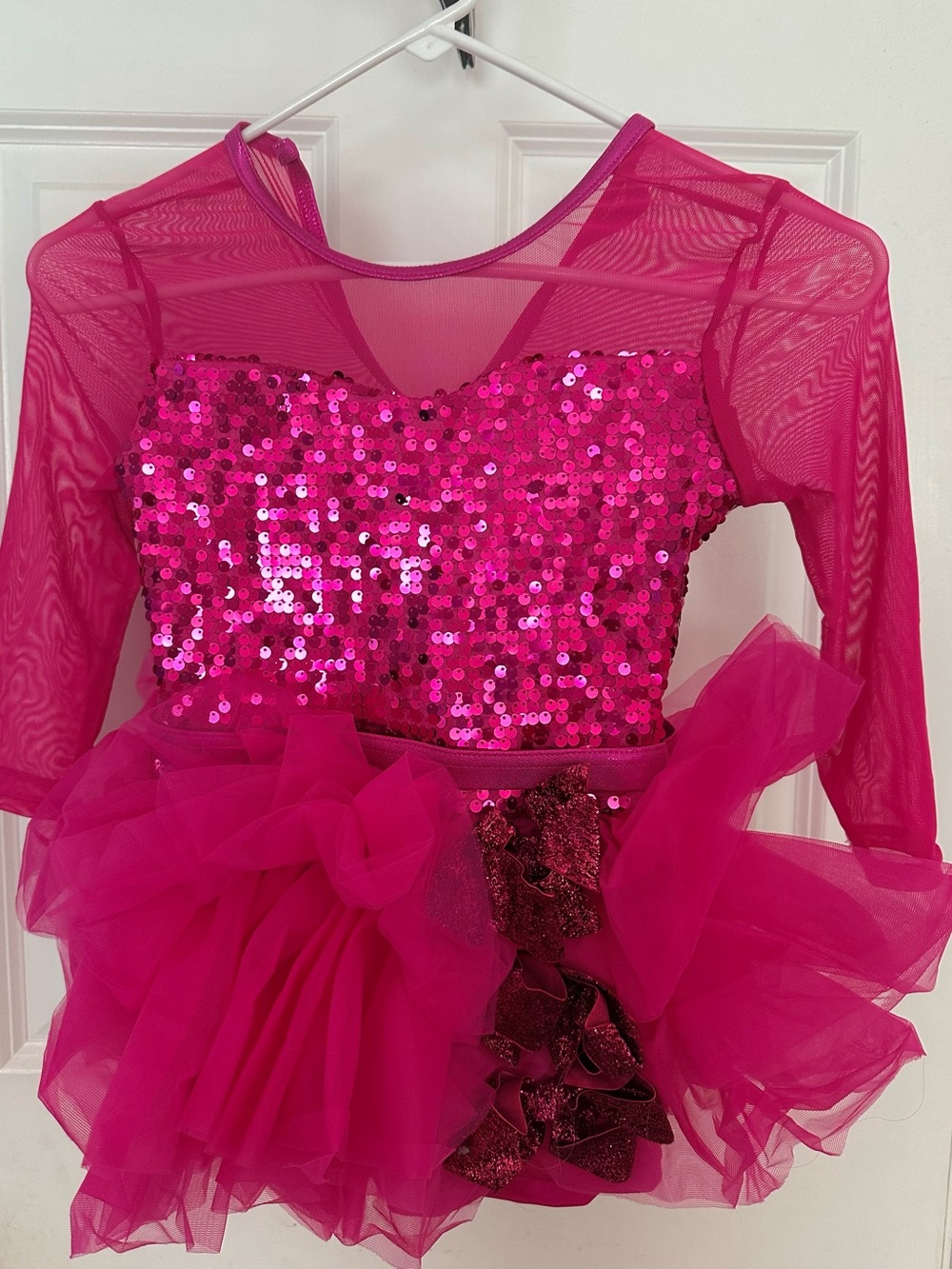 Weissman Fuchsia Sequin Tulle Dance Costume